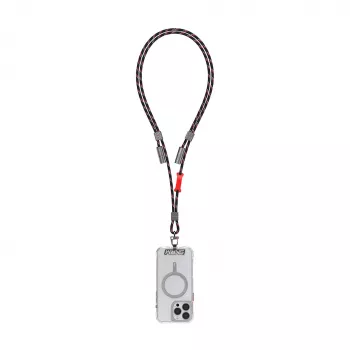 Skinarma Dyno Ve 2-in-1 USB-C to USB-C Lanyard Cable, 80 cm, Black