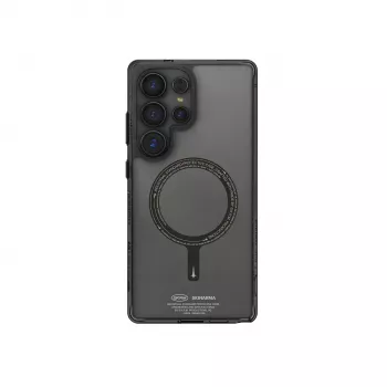 Skinarma Saido MagSafe dėklas, skirtas Samsung Galaxy S25 Ultra, juodas