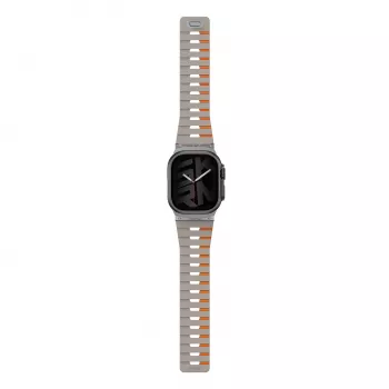 Skinarma Gemini Strap, skirtas Apple Watch 49/46/45/44 mm, pilka
