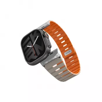Skinarma Gemini Strap, skirtas Apple Watch 49/46/45/44 mm, pilka