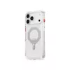 SKINARMA Saido Magnetic Charging Case, skirta Apple iPhone 17 Pro, permatomas