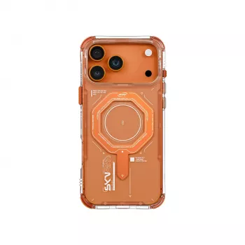 Skinarma Magma Magnetinis Dėklas, skirtas Apple iPhone 17 Pro – Oranžinis