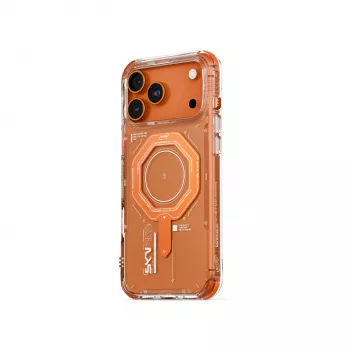 Skinarma Magma Magnetinis Dėklas, skirtas Apple iPhone 17 Pro – Oranžinis