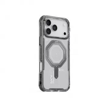 SKINARMA Magma Dėklas, skirtas iPhone 17 Pro Max, su magnetiniu įkrovimu, Graphite