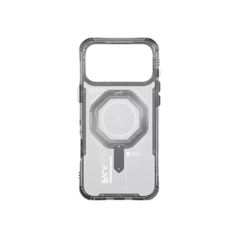 SKINARMA Magma Dėklas, skirtas iPhone 17 Pro Max, su magnetiniu įkrovimu, Graphite