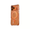 Skinarma Magma Magnetic Charging Case, skirta iPhone 17 Pro Max, oranžinė