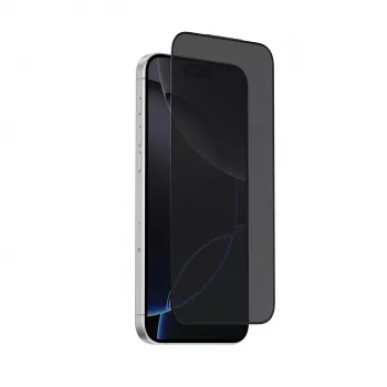 Skinarma Privacy Tempered Glass Screen Protector, skirta Apple iPhone 15 Pro Max, 2 krypčių privatumo filtras, 9H kietumas, 0,33 mm, oleofobinė danga, apsauga nuo pirštų atspaudų, montavimas be burbuliukų, juoda