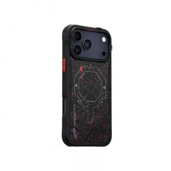 Skinarma Vektor Case, skirta iPhone 17 Pro, magnetinis įkrovimas, juoda