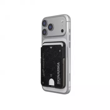 Skinarma Vektor Magnetic Smart Kick-Stand Case, skirta Apple iPhone 15 Pro Max, Onyx