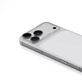 Skinarma Magma Full Matte Camera Lens Protector, iPhone 17 Pro, pilka