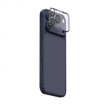 Skinarma Magma Full Matte Camera Lens Protector, skirta iPhone 17 Pro Max, mėlyna