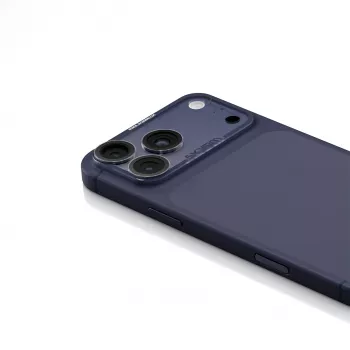 Skinarma Magma Full Matte Camera Lens Protector, skirta iPhone 17 Pro Max, mėlyna