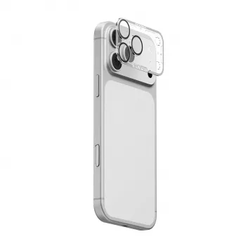 Skinarma Magma Full Matte Camera Lens Protector, skirta iPhone 17 Pro Max – pilkai matinis