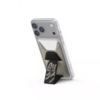 Skinarma Kado Aegis Magnetic Cardholder Grip Stand Grey