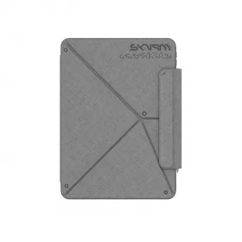Skinarma Trilon Folio Case, skirta iPad Air 11 colių (M2, 2024) / iPad Pro 11 colių (M4, 2024) – pilka