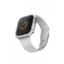 UNIQ Valencia Case Apple Watch Series 4/5/6/SE/SE3 40mm – titano sidabras