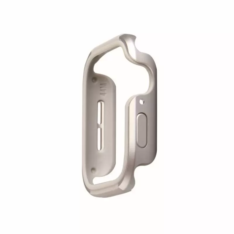 UNIQ Valencia Case Apple Watch Series 4/5/6/SE/SE3 40mm – titano sidabras