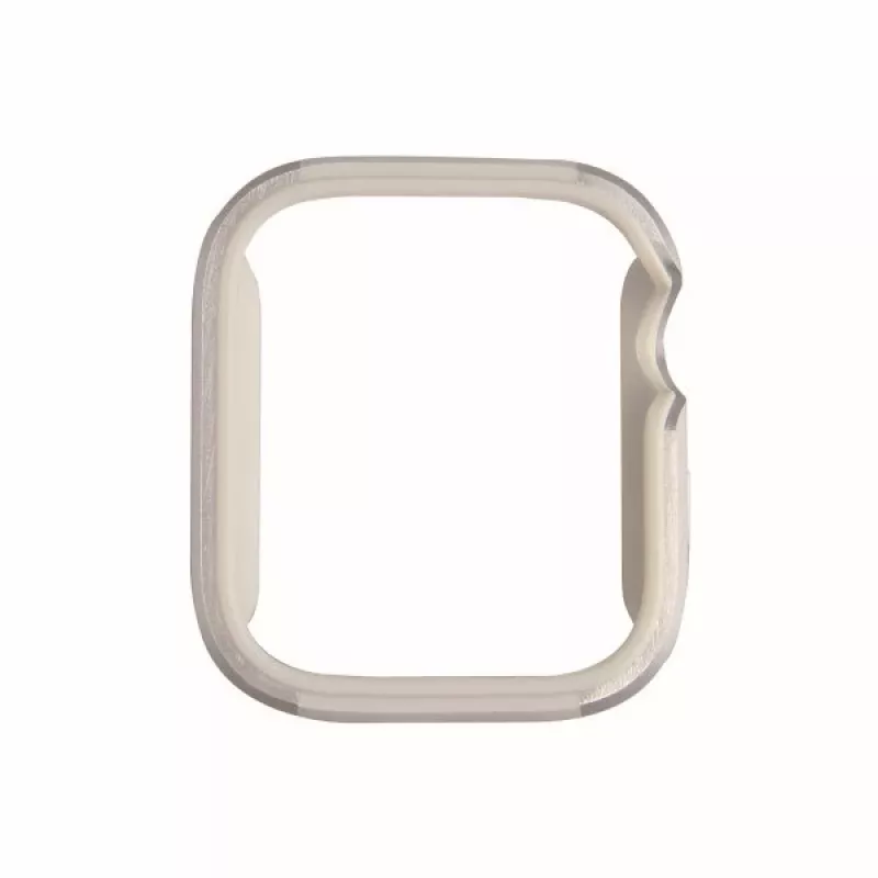 UNIQ Valencia Case Apple Watch Series 4/5/6/SE/SE3 40mm – titano sidabras