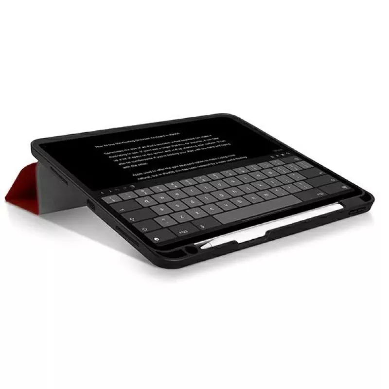UNIQ Transforma Rigor Case for iPad Air 10.9-inch (2020/2022) - Coral Red Antimicrobial