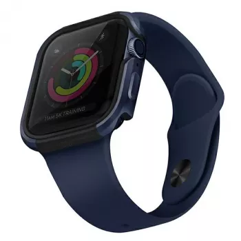 UNIQ Valencia Protective Case for Apple Watch Series 4/5/6/SE/SE3 40mm – Atlantic Blue