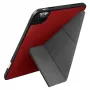UNIQ Transforma Folio Case, skirta iPad Pro 11 inch (2021/2020) ir iPad Air 10,9 inch (2022/2020), su antimikrobine apsauga, koralų raudona
