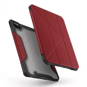 UNIQ Trexa Dėklas iPad Pro 11 colio 2021/2020 ir iPad Air 10,9 colio 2022/2020, Antimikrobinis, Raudonas