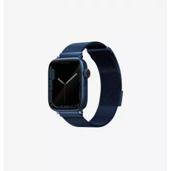 UNIQ Dante Apple Watch juostelė iš nerūdijančio plieno, kobalto mėlyna, 38/40/41 mm