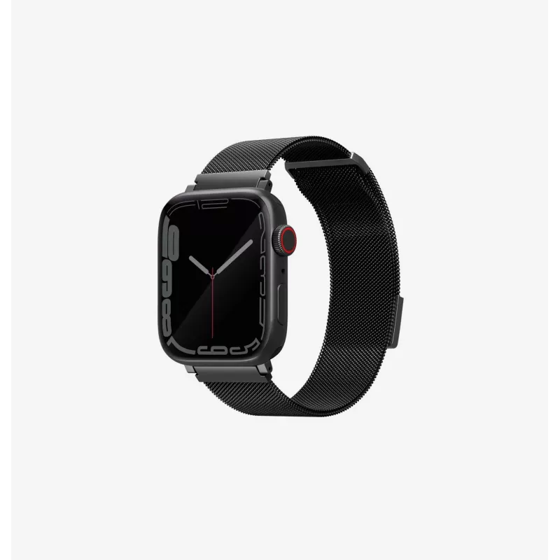 UNIQ Dante Apple Watch dirželis iš nerūdijančio plieno, Milano kilpa, žalias, 42/44/45 mm