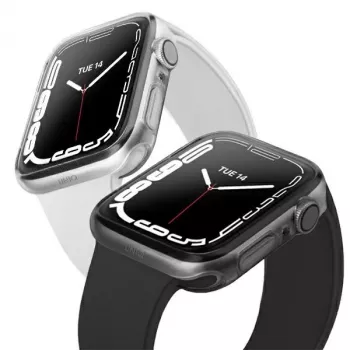 UNIQ Glase Apple Watch Series 7/8/9 41mm Dual Pack Clear & Smoke Protective Case