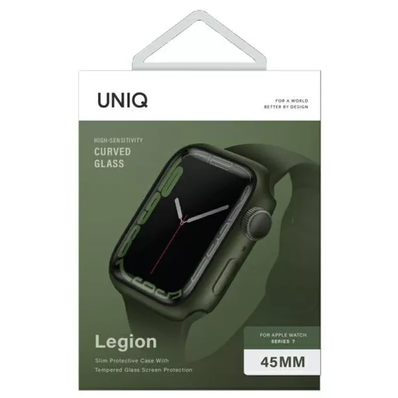 UNIQ Legion Protective Case Apple Watch Series 7/8/9 45mm – Žalia