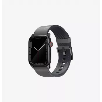 UNIQ Straden Leather Hybrid Strap Apple Watch 42/44/45/49mm - Pilka