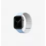 UNIQ Revix Reversible Magnetic Strap for Apple Watch Series 1/2/3/4/5/6/7/8/9/SE/SE2/SE3/Ultra/Ultra 2/Ultra 3 42/44/45/49mm White-Blue