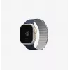 UNIQ Revix Reversible Magnetic Strap for Apple Watch Series 1/2/3/4/5/6/7/8/9/SE/SE2/SE3/Ultra/Ultra 2/Ultra 3 42/44/45/49mm White-Blue