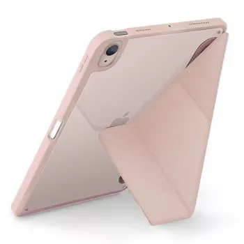UNIQ Moven Antimicrobial Folio Case, skirta iPad Air 10,9 colio (2020/2022) ir iPad Air 11 colio (M2 2024) – Blush Pink