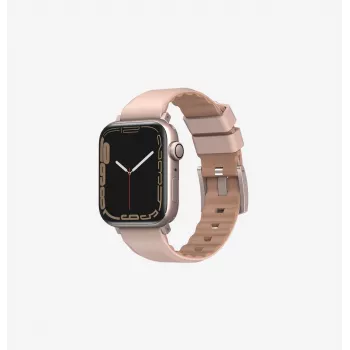 UNIQ Linus Apple Watch Series 1/2/3/4/5/6/7/8/9/SE/SE2/SE3 38/40/41mm Airosoft Silicone Sport Band - Blush Pink