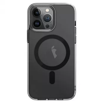 UNIQ LifePro Xtreme MagClick Įkrovimo Dėklas, skirtas iPhone 14 Pro Max 6.7 colio, Juodas/Rūkytas Ledas