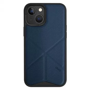 UNIQ Transforma Folio Case, skirta iPhone 14 Plus / 15 Plus 6,7 col., Magclick įkrovimas, elektrinė mėlyna