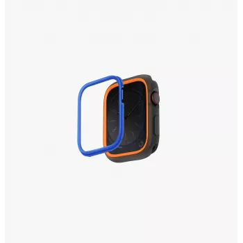 UNIQ Moduo Apsauginis Dėklas Apple Watch Series 4/5/6/7/8/9/SE/SE2/SE3 44/45mm Oranžinis-Mėlynas
