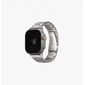 UNIQ Osta Apple Watch Strap 42/44/45/49mm Stainless Steel Link Bracelet Midnight Black