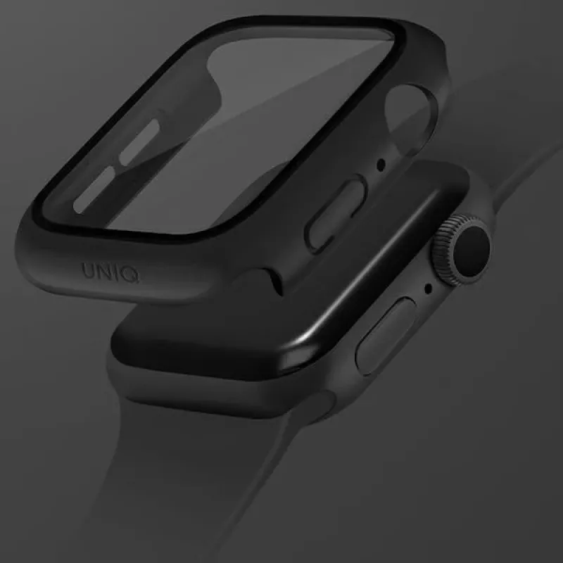 UNIQ Nautic Protective Case for Apple Watch Series 7/8/9 45mm - Black