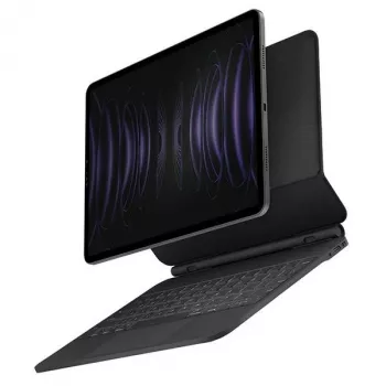 UNIQ Venno Magnetic Smart Keyboard Case, skirtas iPad Pro 11 (2022/2021) ir iPad Air 10.9 (2022/2020) – Ebony Black