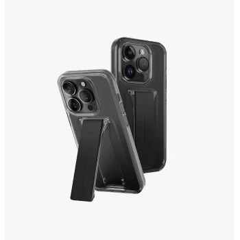 UNIQ Heldro Mount with Stand Case, skirta iPhone 15 Pro 6.1 colio - Vapour Smoke