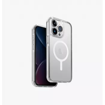 UNIQ Combat Case, skirta iPhone 15 Pro Max 6,7 colio, MagClick įkrovimas, balta