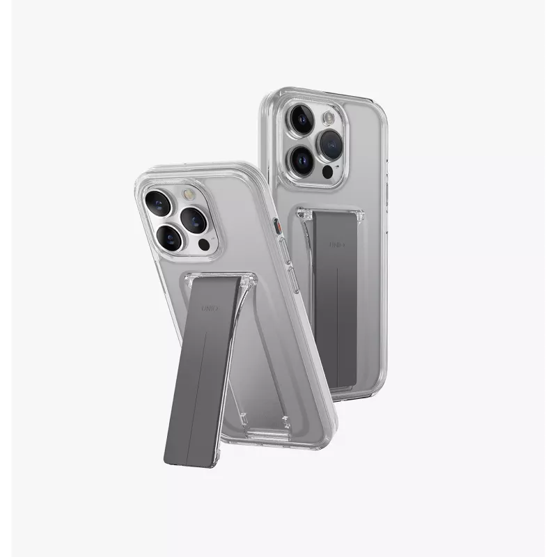 UNIQ Heldro Mount with Stand Case, skirta Apple iPhone 15 Pro Max 6,7 colio - Vapour Smoke