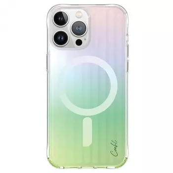UNIQ Coehl Linear Magnetic Charging Case, skirta iPhone 15 Pro Max 6,7 colio, Opal Iridescent