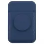 UNIQ Flixa Magnetinė piniginė-stovas, skirta MagSafe iPhone 12-15 serijai, tamsiai mėlyna