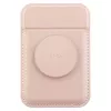 UNIQ Flixa Magnetinė kortelių piniginė su atlenkiama kojelė Blush Pink MagSafe
