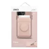 UNIQ Flixa Magnetinė kortelių piniginė su atlenkiama kojelė Blush Pink MagSafe
