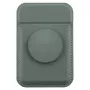 UNIQ Flixa Magnetinė Kortelių Piniginė su Atramėle Kerpių Žalia (Lichen Green) MagSafe