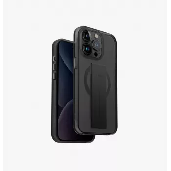UNIQ Heldro Mag iPhone 15 Pro 6.1 inch MagClick Įkrovimo Dėklas Skaidrus